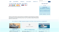 Desktop Screenshot of customropeworx.com